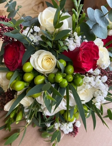 Traditional Festive Handtied bouquet